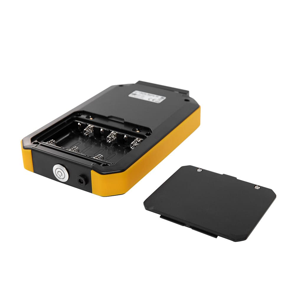 BlastBox with the battery compartment open